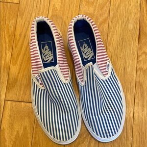 Vans pinstripes sz 9